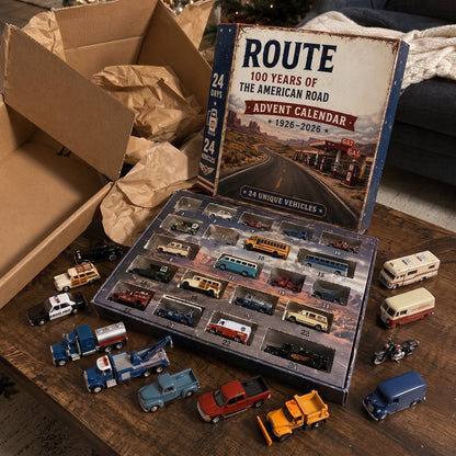 Route 66 Centennial Advent Calendar– 24 Days of American Road Legends🛣️ | 1926–2026 Collector’s Edition
