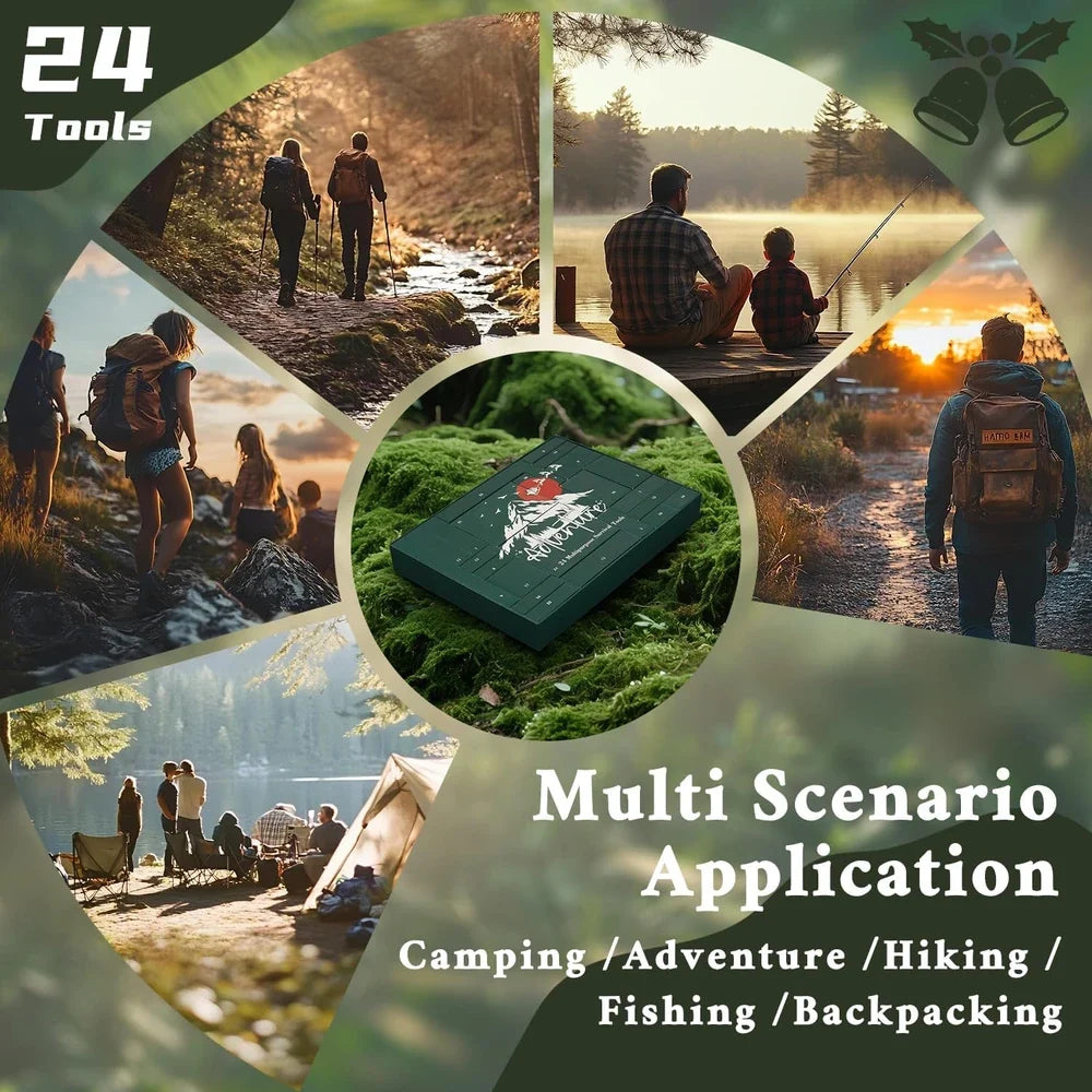 Survival Kit Advent Calendar: 24 Real Tools, 1 Complete Kit by Christmas