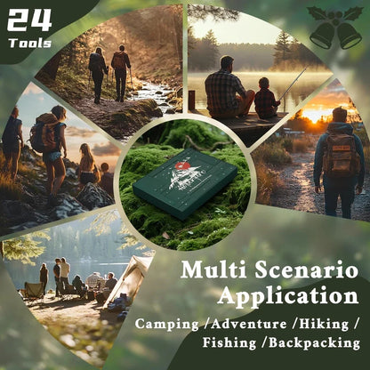 Survival Kit Advent Calendar: 24 Real Tools, 1 Complete Kit by Christmas