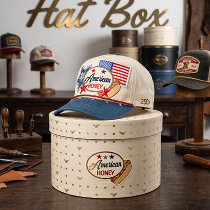 🇺🇸 American Honey Cap – A Retro Hat Made for True American Spirit