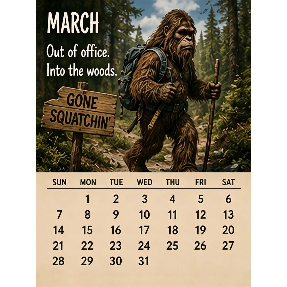 🦶2027  Daily Life Calendar