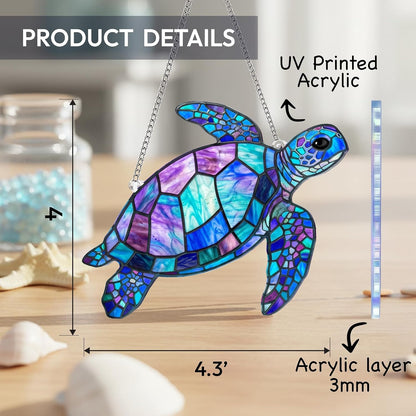 Cute Ocean Animal Acrylic Ornament – A Little Friend With a Story 🌊🐢🐙