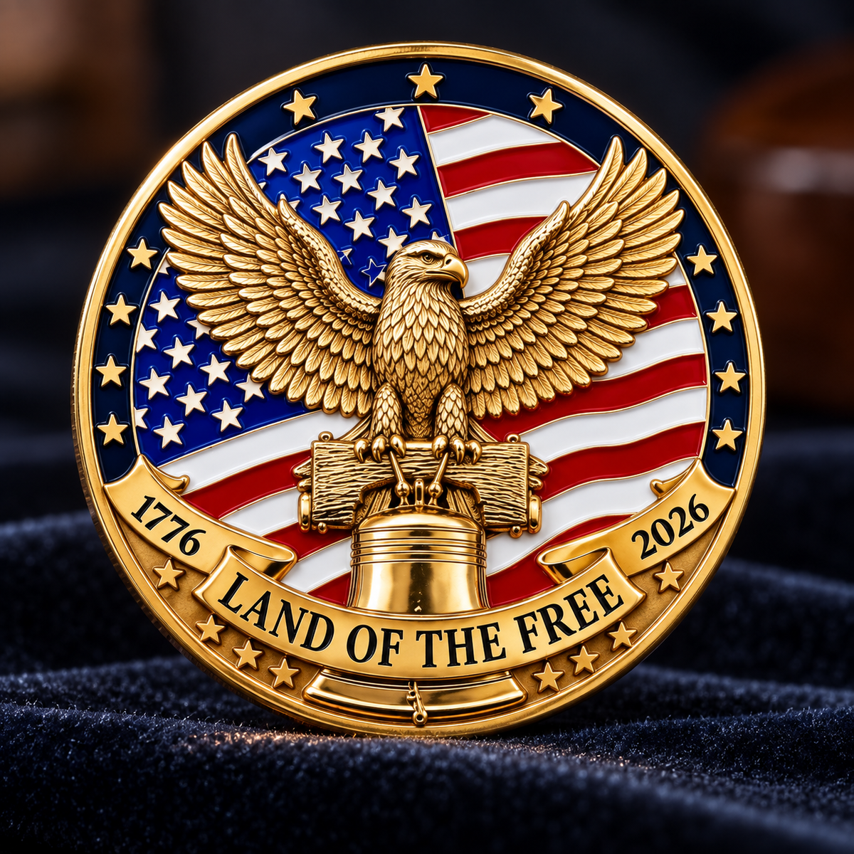 🎉🇺🇸 Limited Edition!🔥🔥1776–2026 250 Years of Freedom Commemorative Coin