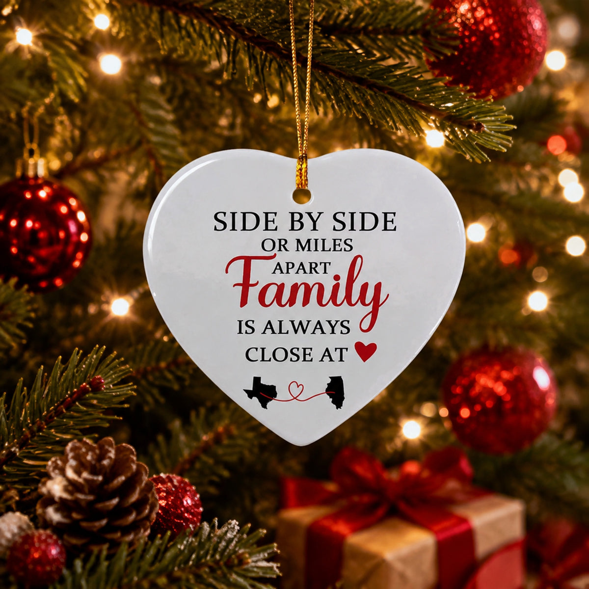Meaningful Christmas Ornament – A Special Keepsake for Couples, Family, Friends & Loved Ones