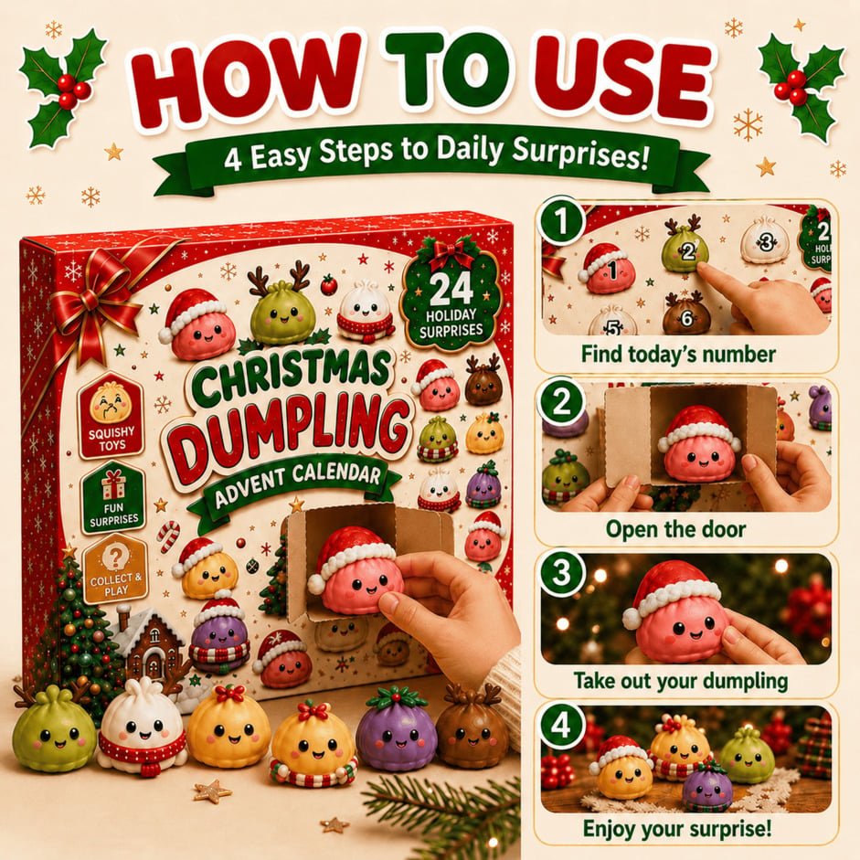 🎄Christmas Advent Calendar Box🥟