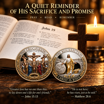 Two Sides, One Promise – Crucifixion & Resurrection Commemorative Coin