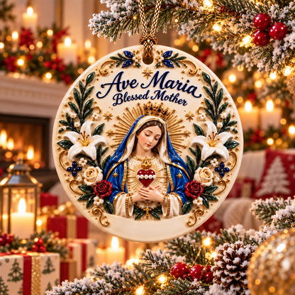 ✝️ Personalized Christian Ceramic Ornament