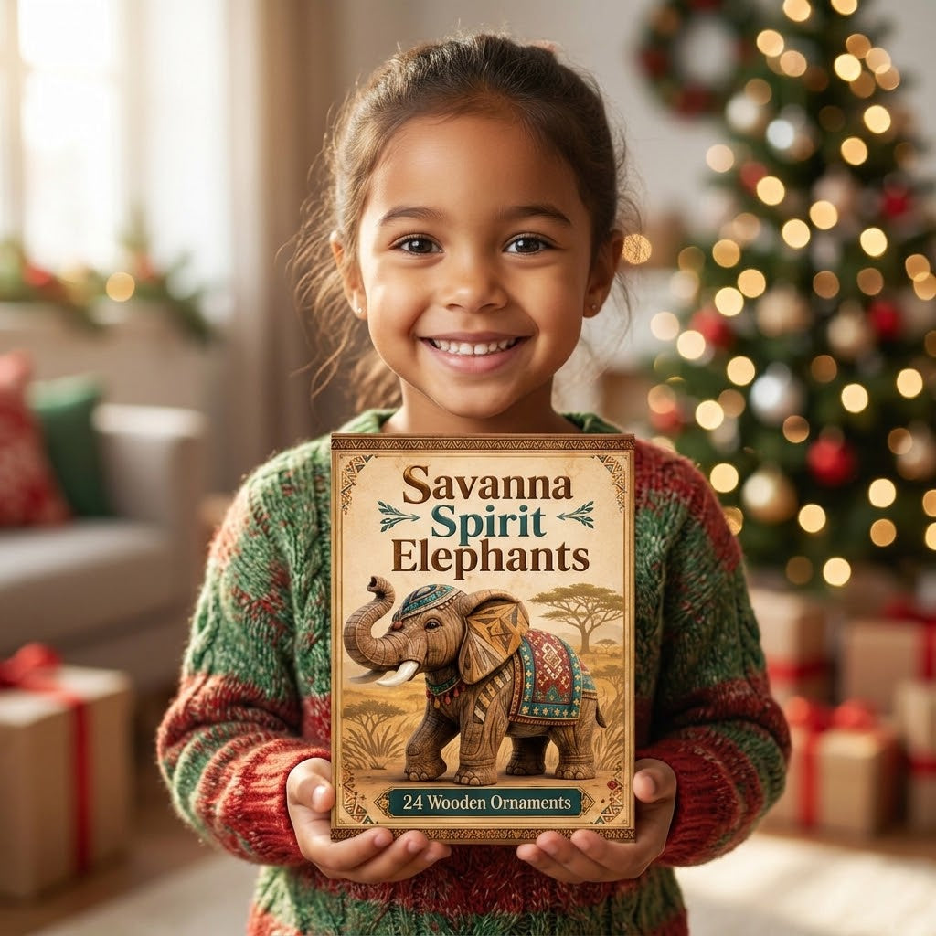 🐘 Savanna Spirit Elephants Advent Calendar