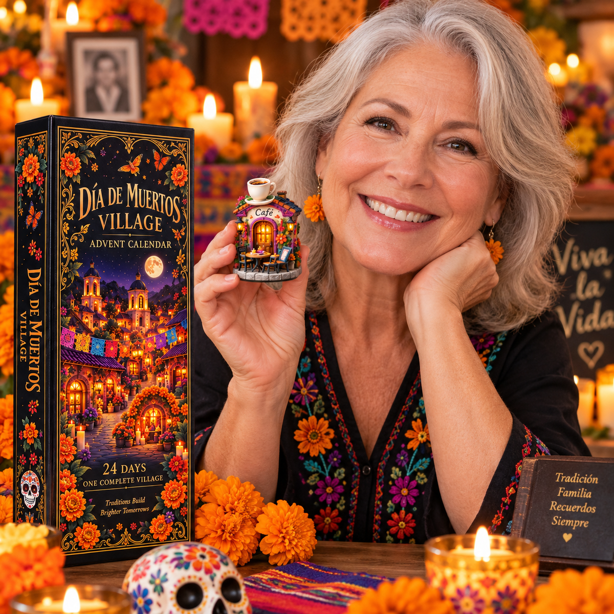 24 Days to Build a Village of Memories — Día de Muertos Village Advent Calendar 2026