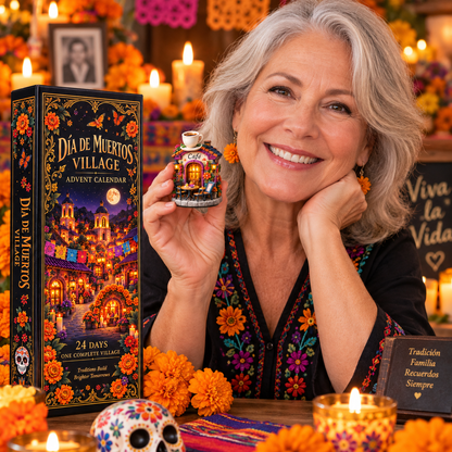 24 Days to Build a Village of Memories — Día de Muertos Village Advent Calendar 2026