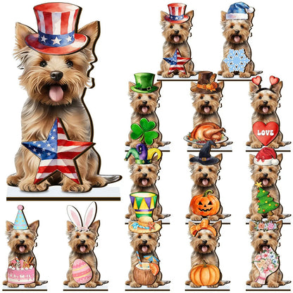 🎁Last Day Promotion 49% OFF🔥Cute Cat/Dog/Golden Retriever Desk Standee – Removable Seasonal Decor