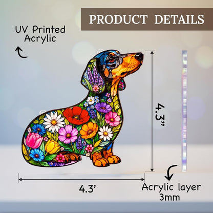 Dachshund Christmas Ornament with Story Card – A Sweet Keepsake for Doxie Lovers