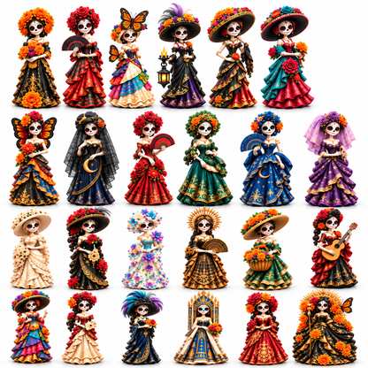 Día de Muertos Marigold Catrina Atelier Advent Calendar 2026