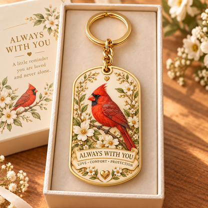 🕊️ "Feathered Messengers" Enamel Bird Keepsake Keychain | A Pocket-Sized Hug
