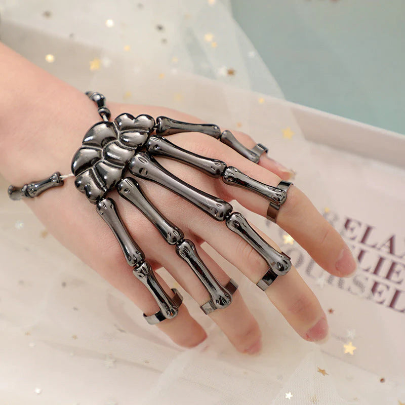 ☠️👻Hand Skull Skeleton Bracelet
