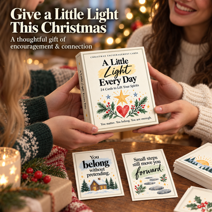 ✨Encouragement Card Gift Set-“A Little Light Every Day”