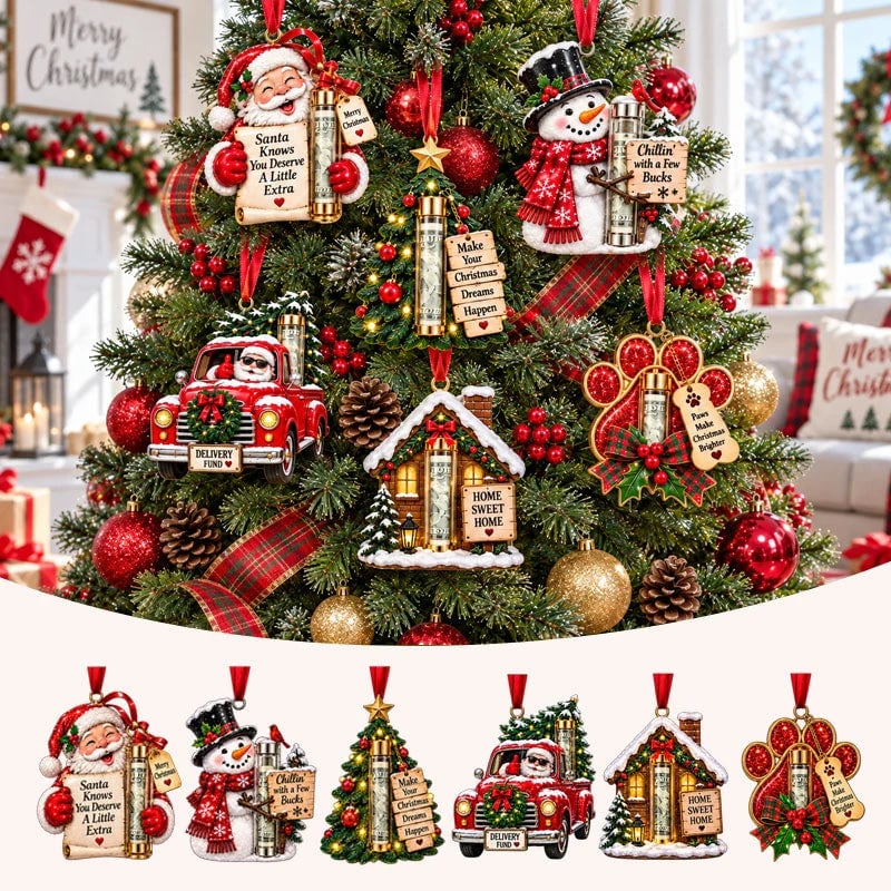 🎁 Surprise Red Envelope Christmas Tree Ornament | Turn Cash Gifts Into Magical Christmas Memories