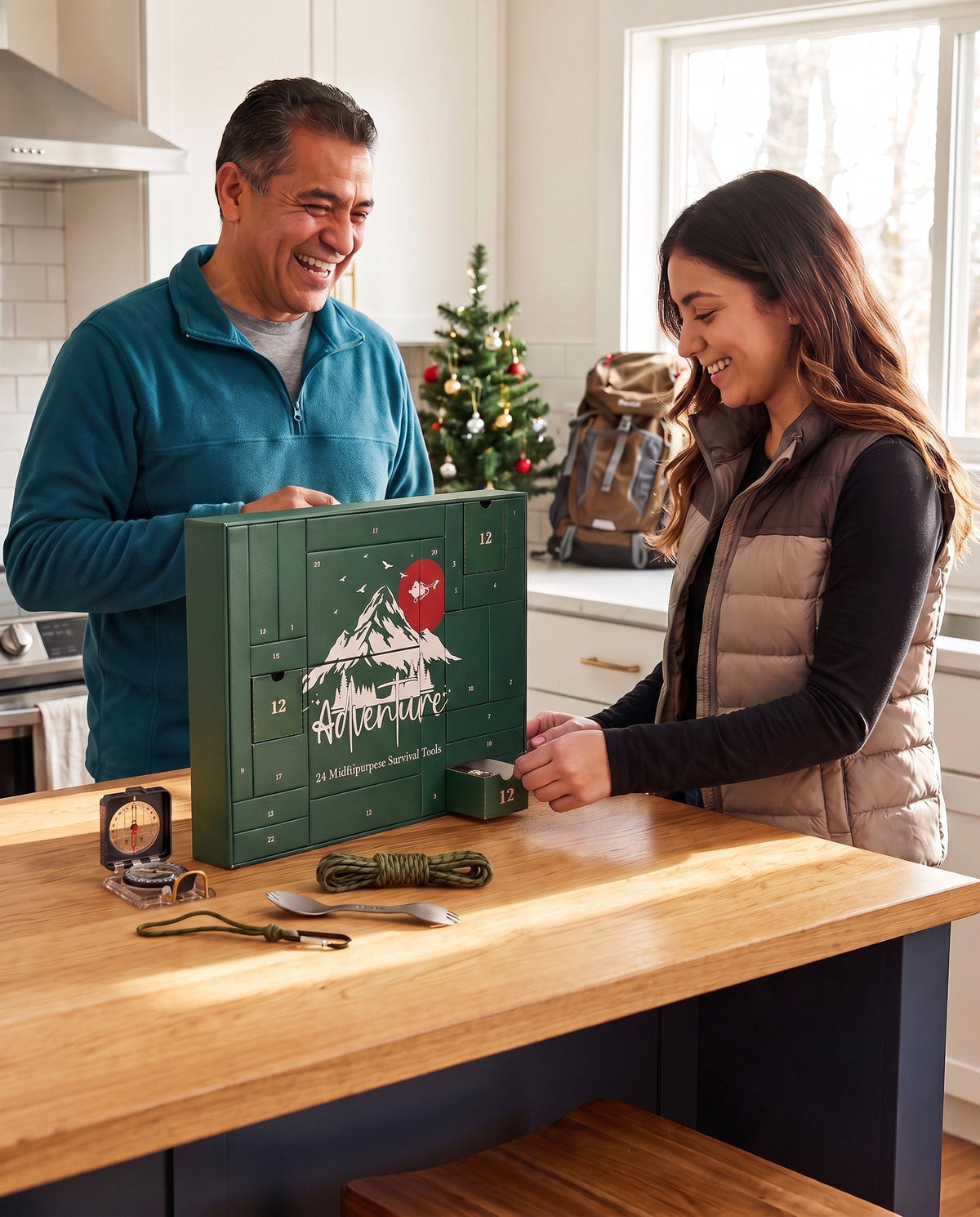 Survival Kit Advent Calendar: 24 Real Tools, 1 Complete Kit by Christmas