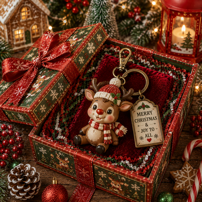 🎄 2026 Christmas Character Keychain Gift Box🎁