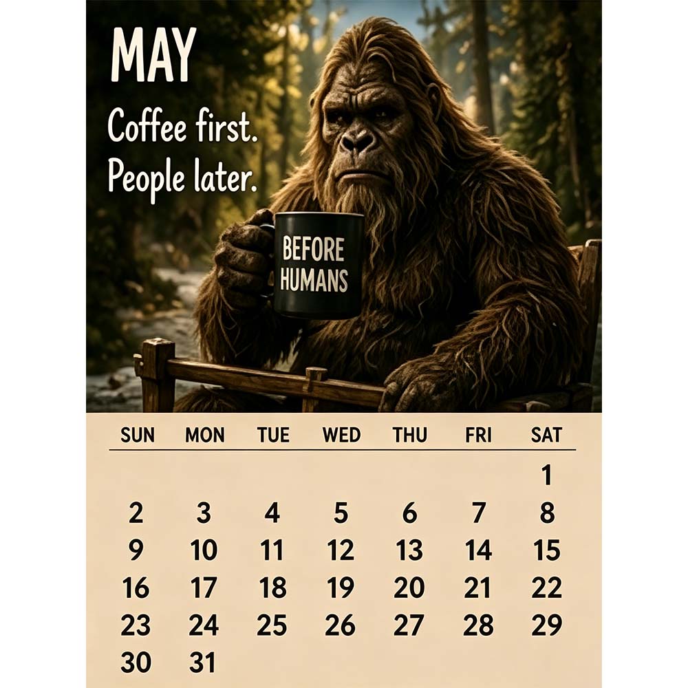 🦶2027  Daily Life Calendar