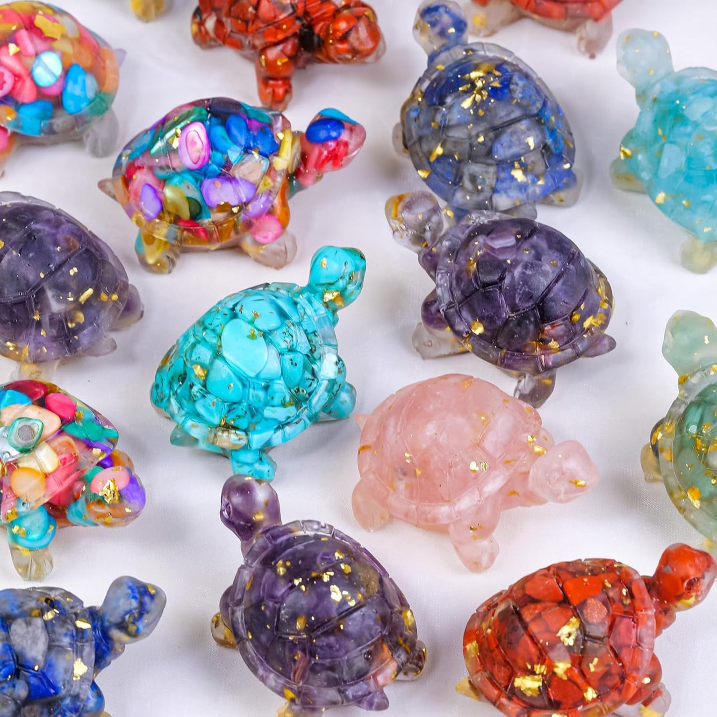 Natural Crystal Turtle Figurine – Meaningful Home & Desk Decor