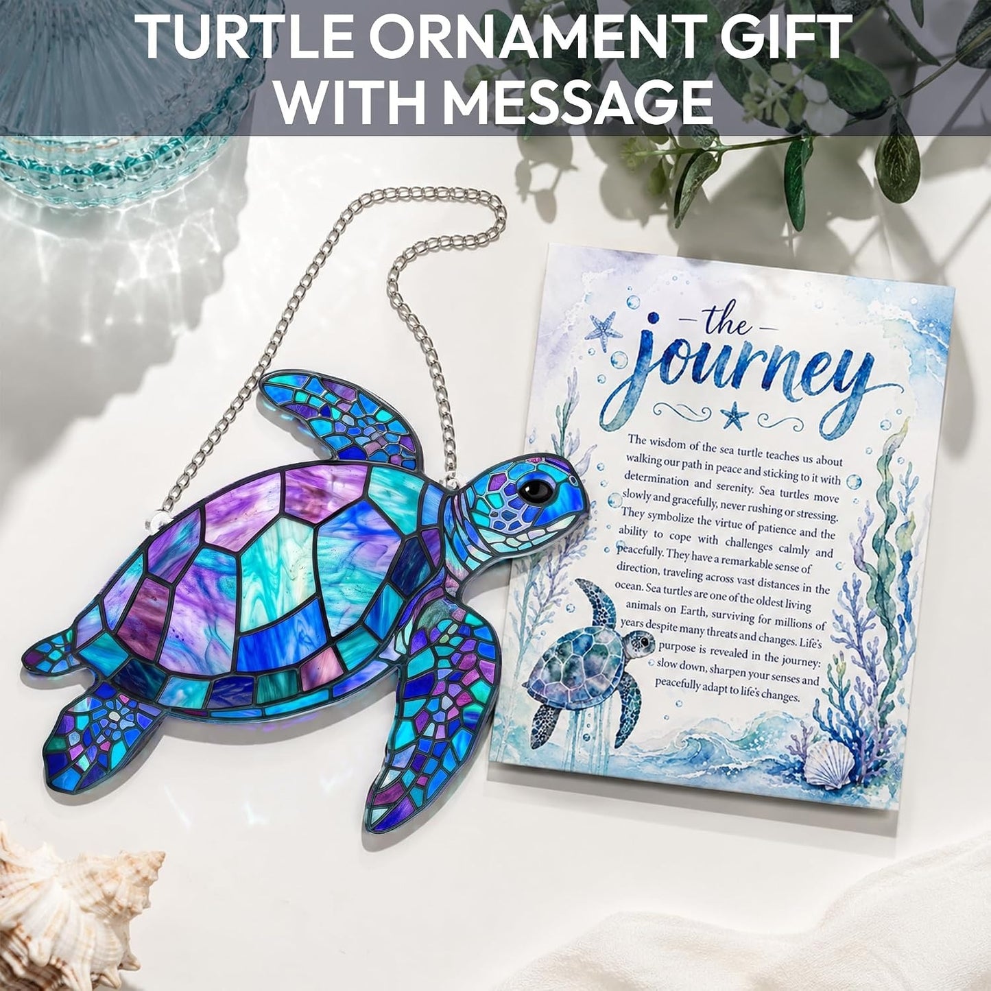Cute Ocean Animal Acrylic Ornament – A Little Friend With a Story 🌊🐢🐙