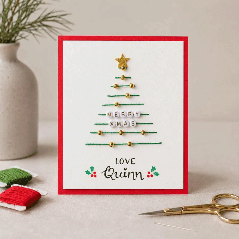 🎄 Merry Christmas Card DIY Kit