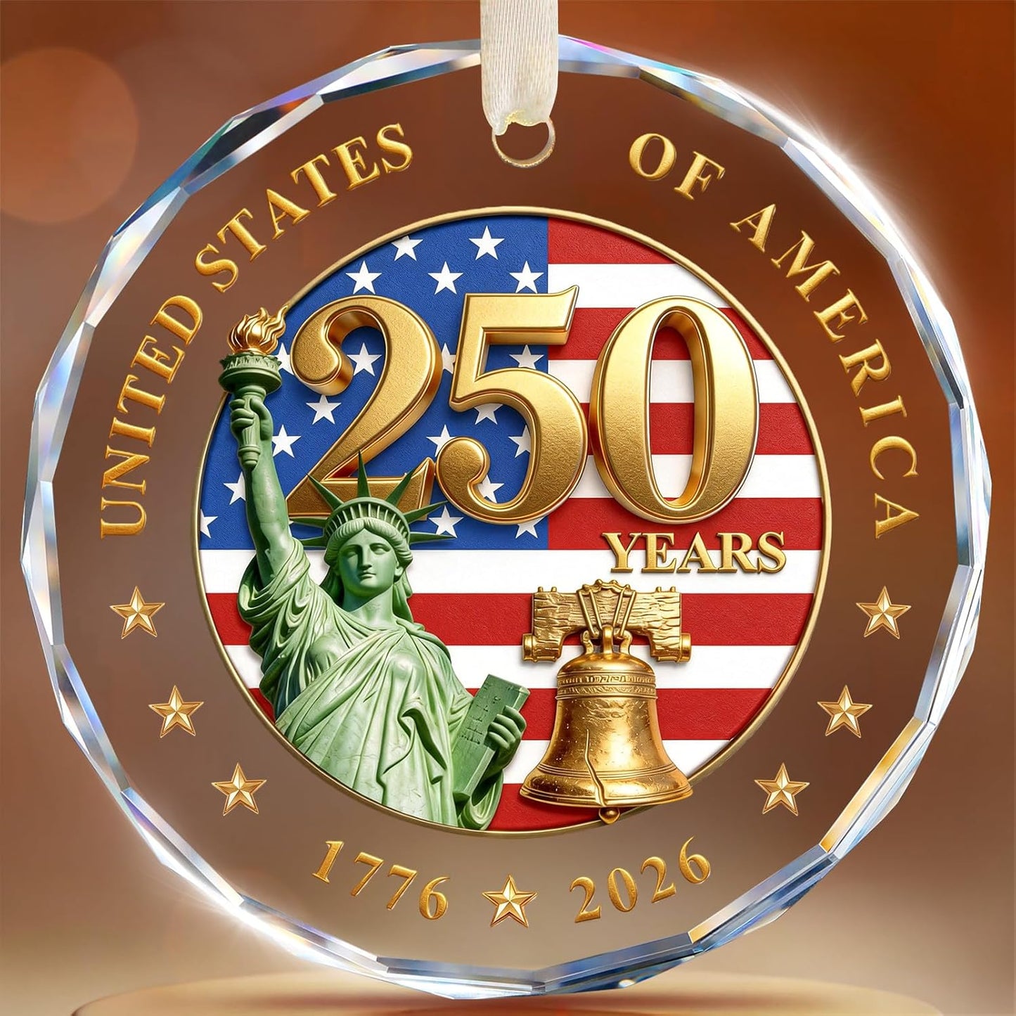 America 250th Anniversary Ornament – Patriotic Keepsake