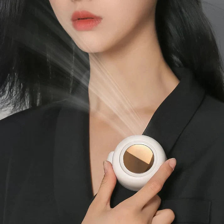 🎁Summer Big Sale-50% OFF⏳Small Whirlwind Clip Waist Neck Fan💦