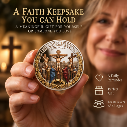 Two Sides, One Promise – Crucifixion & Resurrection Commemorative Coin