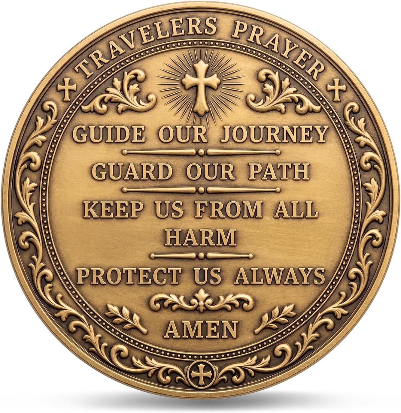 🔥Saint Christopher Protection Challenge Coin
