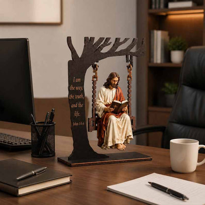 📚Last Day 49% OFF - Christian Jesus Swing Ornament