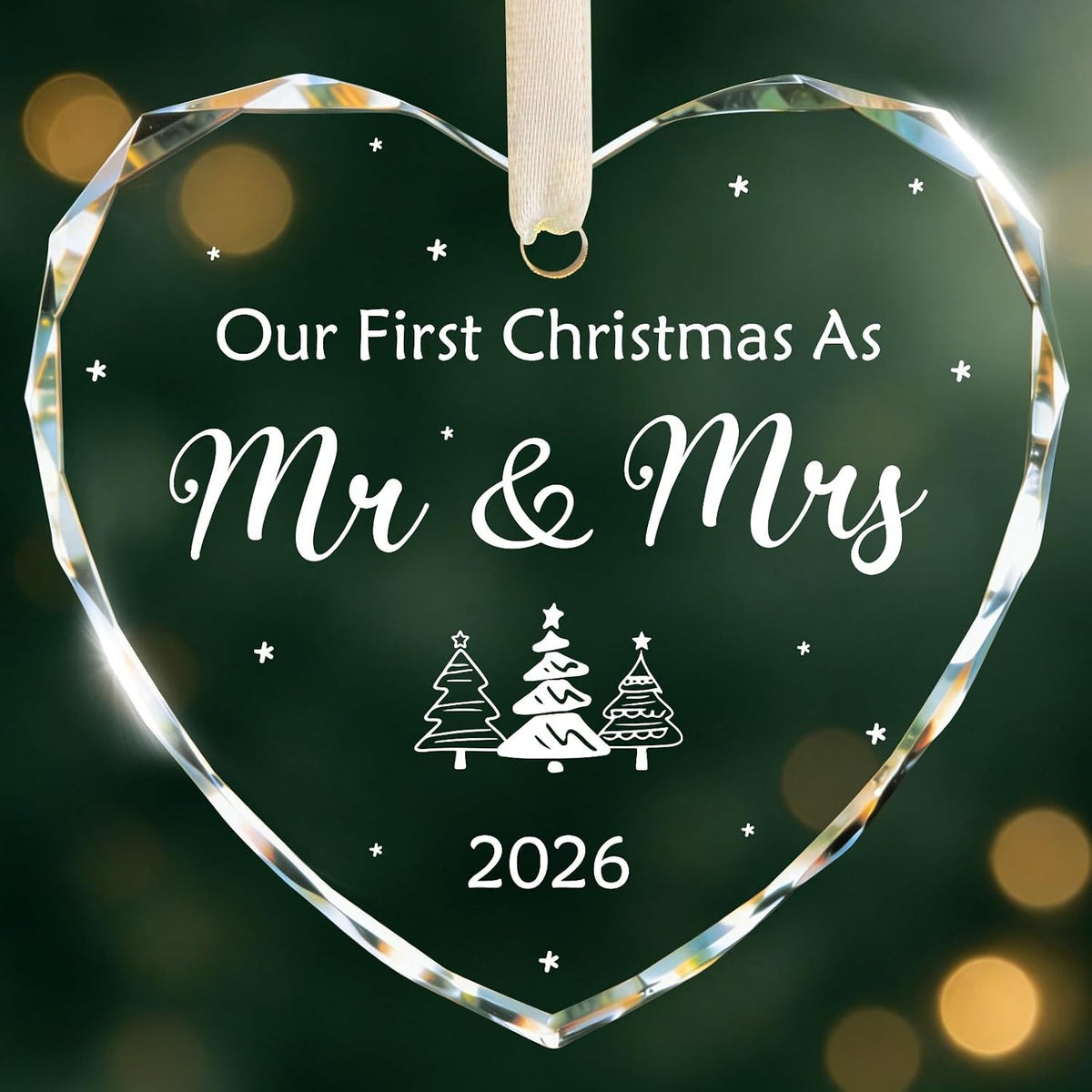 Wedding & Love Keepsake Ornament – Beautiful Christmas Gift