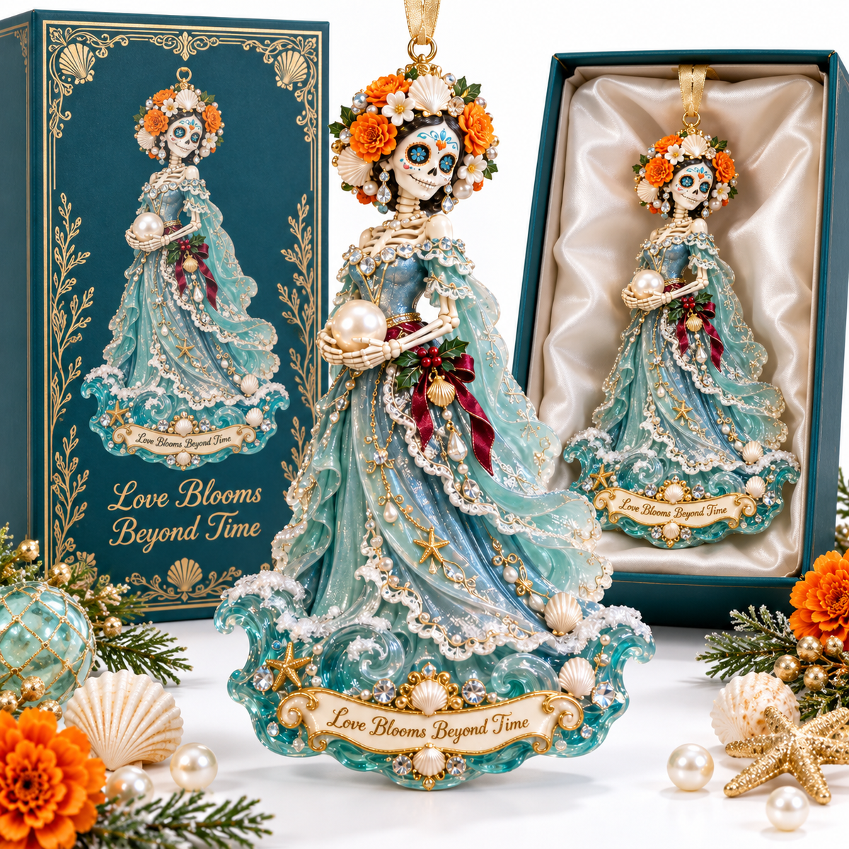 Ocean-Themed Day of the Dead Hanging Decoration