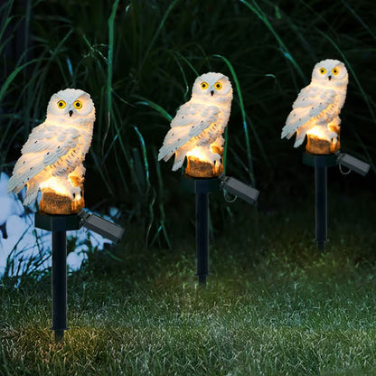 🔥Hot Sale🔥Waterproof Solar Owl Light – LED Pathway Light for Lawn, Garden & Outdoor Decor