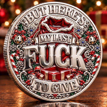 Santa’s Last Gift Adult Humor Commemorative Coin