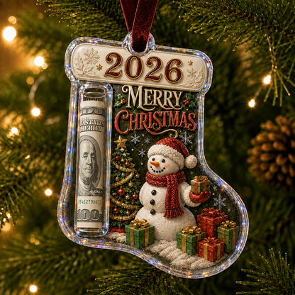 🎅 2026 Christmas Gift 50% Off--Cash Clip Christmas Tree Ornament – Novelty Holiday Money Gift Clip | 9 Festive Styles