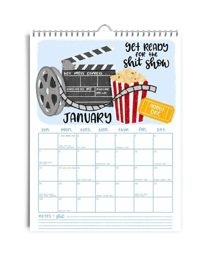 New Version-Hot Air Balloon-HERE WE FUCKING GO AGAIN 2025 CALENDAR