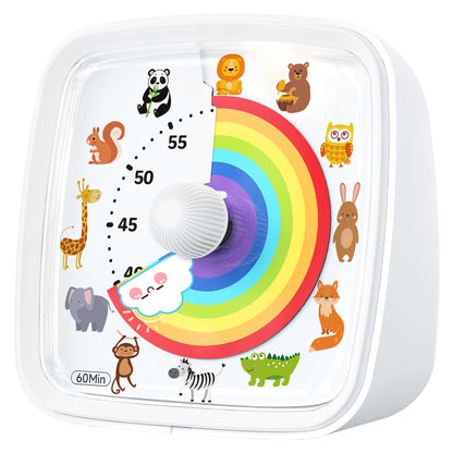 ⏰Limited 50% Discount！Cute Cartoon Visual Timer For Kids Time Management