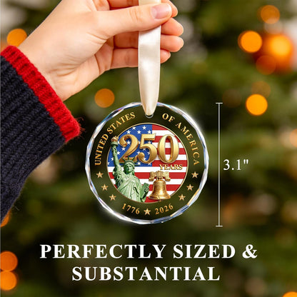 America 250th Anniversary Ornament – Patriotic Keepsake