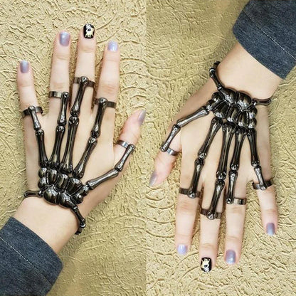 ☠️👻Hand Skull Skeleton Bracelet