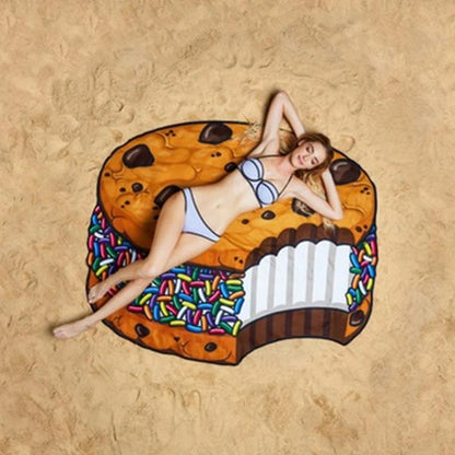 🍩🍕🍟Fun And Fancy Beach Towel（Buy 2 Free Shipping）