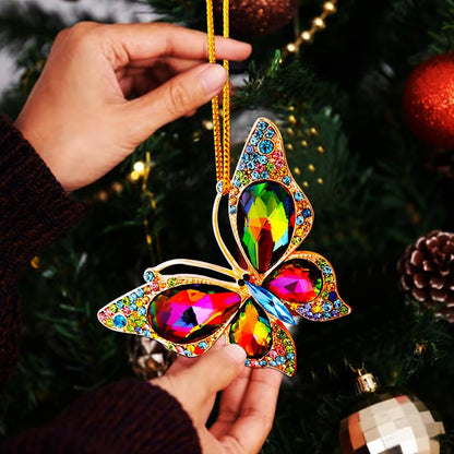 2026 Crystal Snowflake Christmas Ornament – Sparkling Holiday Tree Decoration