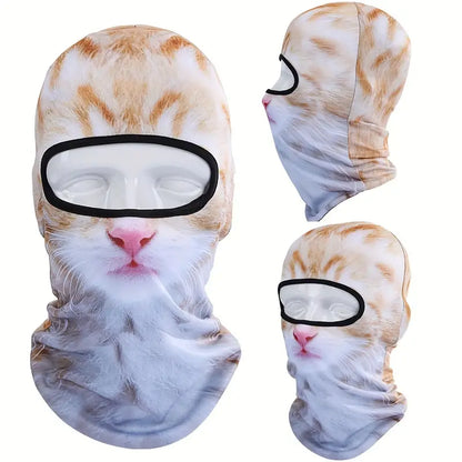 🤣Funny Men's 3D Animal Balaclavas Hat With UV Protection