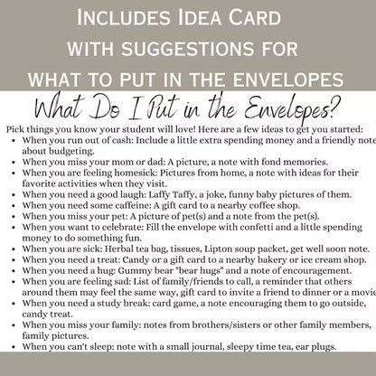 📧Open When Envelopes