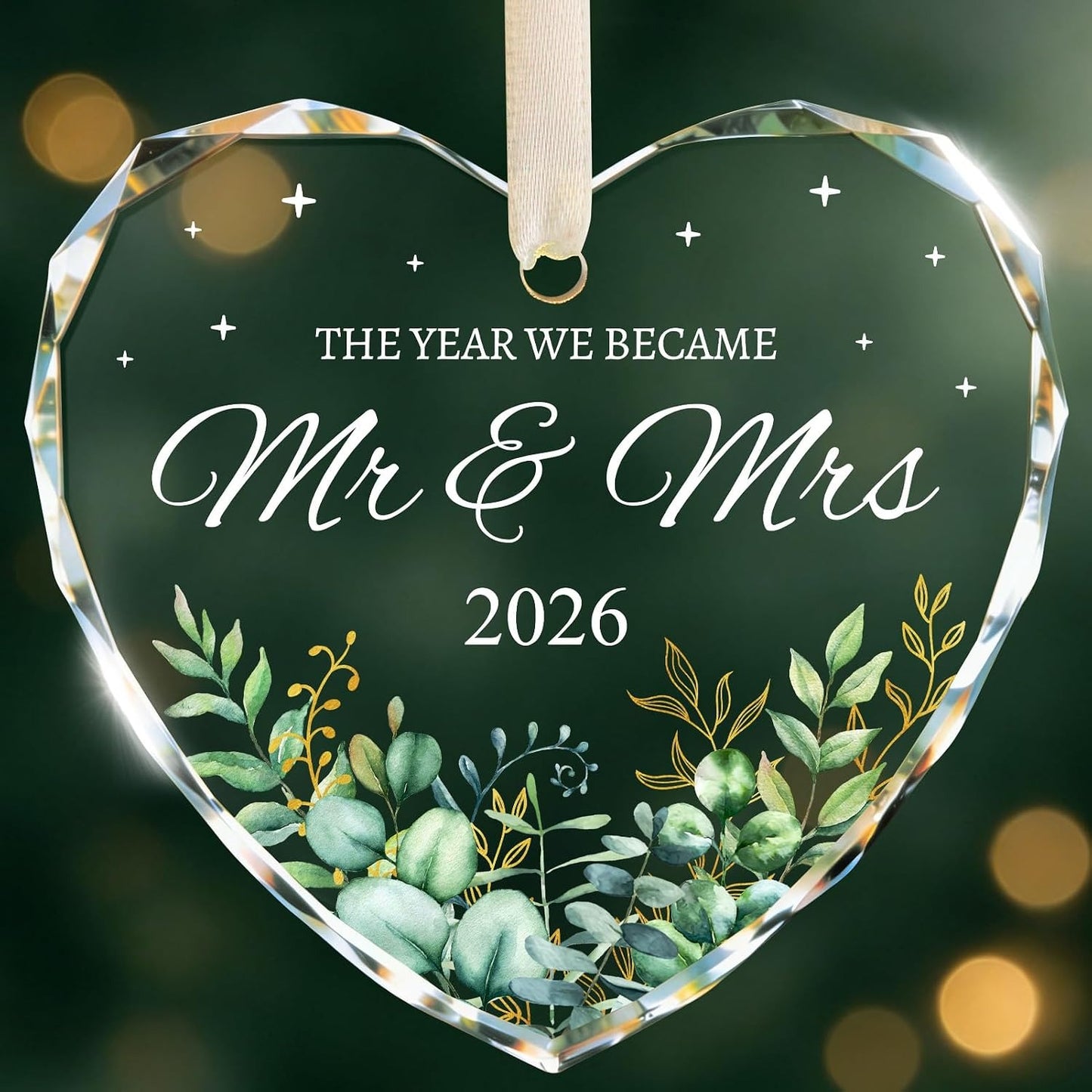 Wedding & Love Keepsake Ornament – Beautiful Christmas Gift