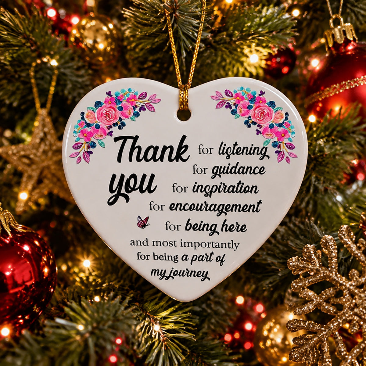 Meaningful Christmas Ornament – A Special Keepsake for Couples, Family, Friends & Loved Ones