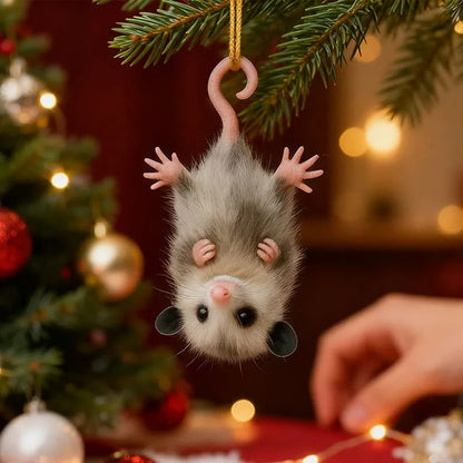 🔥Opossum Christmas Ornament