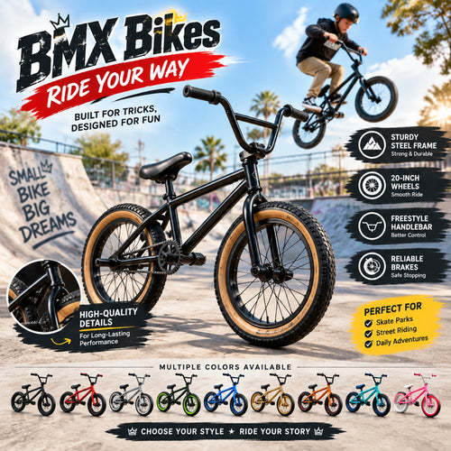 BMX Bikes Advent Calendar 2026 - 24-Day Festive Countdown, Acrylic Charms Blind Box
