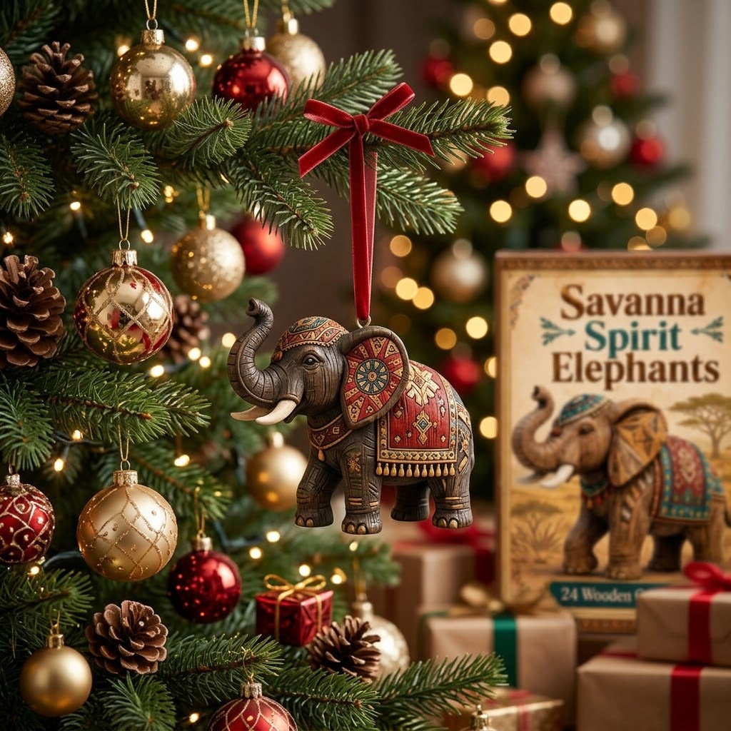 🐘 Savanna Spirit Elephants Advent Calendar